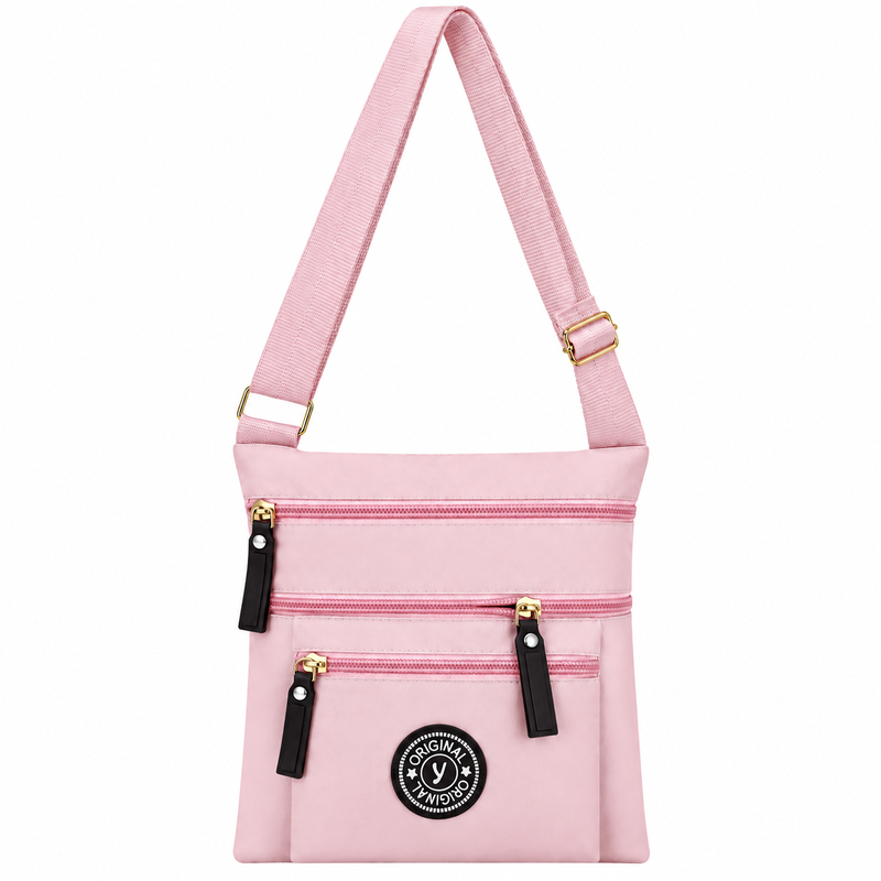 GRACE57D Pink X-Body Bag With Adjustable Strap (New) (image for) GRACE57D Pink X-Body Bag With Adjustable Strap (New)